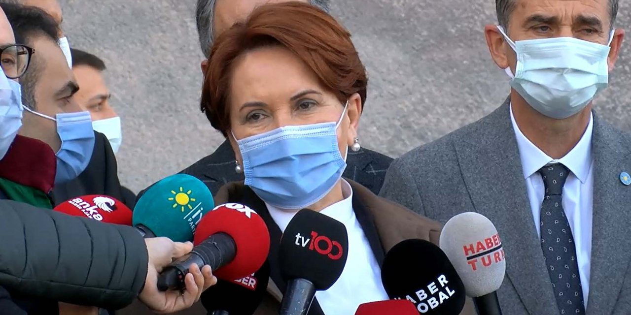 Akşener, Ankara Adliyesi'nde  ifade verdi.