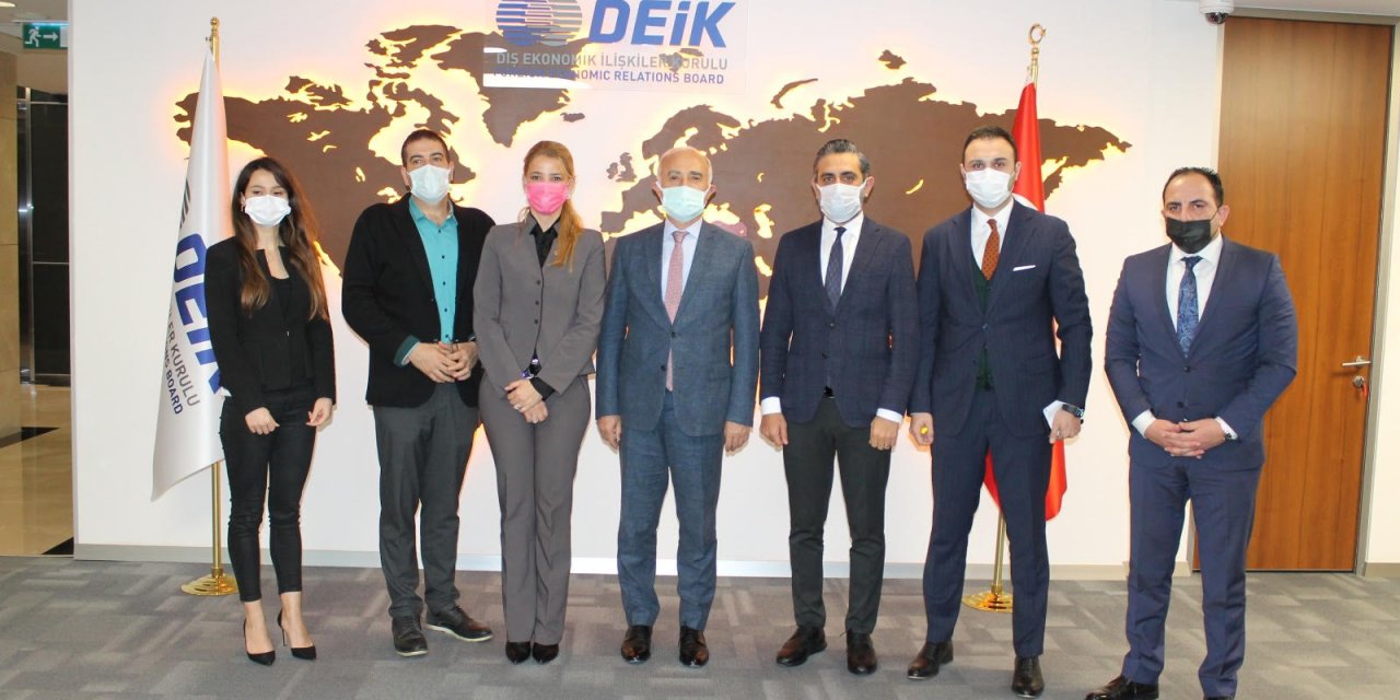 TÜGİAD yönetim kurulu, DEİK Başkanı Nail Olpak’ı ziyaret etti