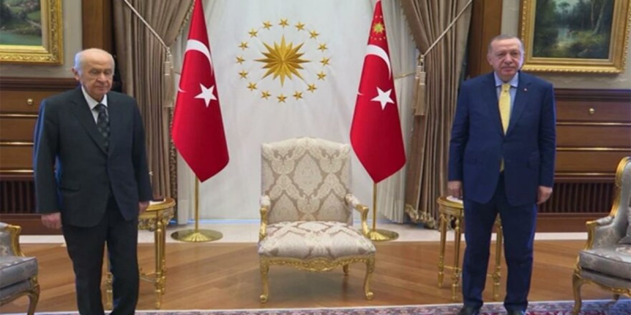 Cumhurbaşkanı Erdoğan Bahçeli ile görüşmesi: Yeni bir anayasaya ihtiyacımız olduğunu kendileri de söylemişlerdi.