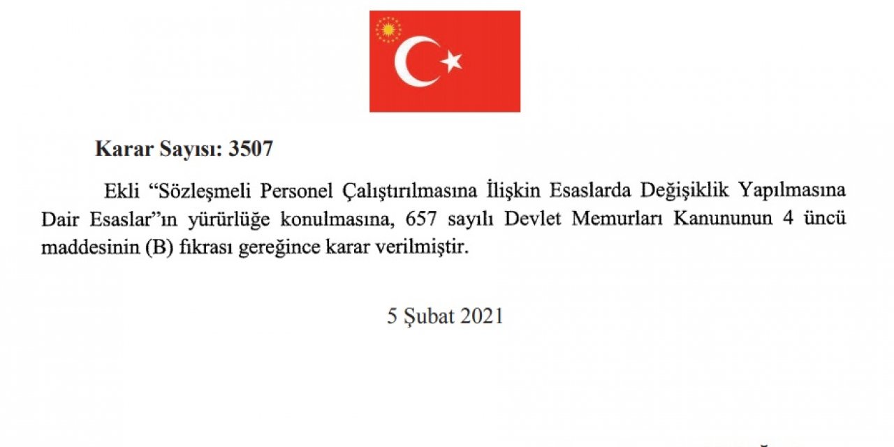 Sözleşmeli kamu personellerinin yıllık izinleri devredilecek