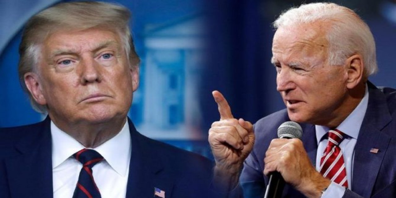Biden korona virüsüne yakalanan Trump'ın 10 puan önüne geçti