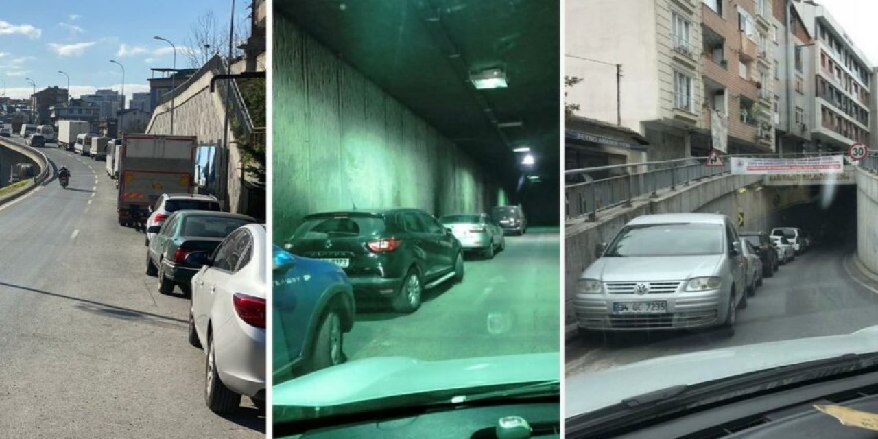 "İsrafın belgesidir..." İstanbul’un göbeğinde milyonlar harcanan tünel ve köprü, "otopark"a döndü!