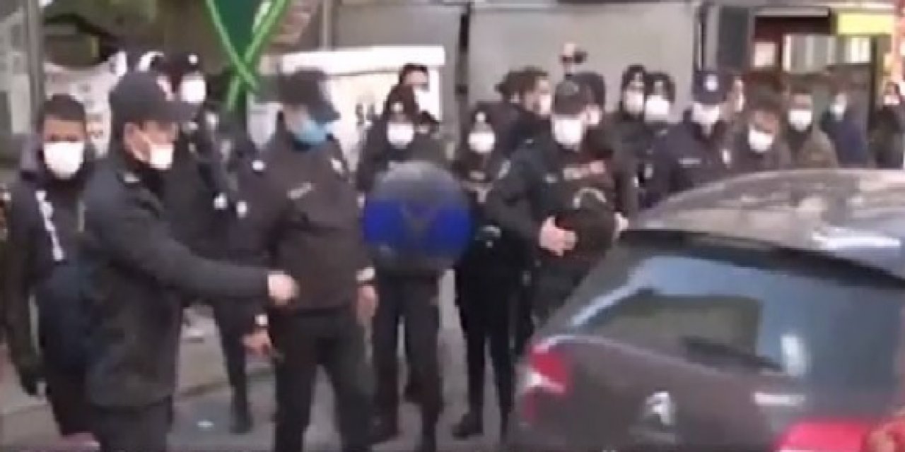 Polis talimat verdi! Ankara'daki Boğaziçi eyleminde korna çalan araçlara ceza kesildi!