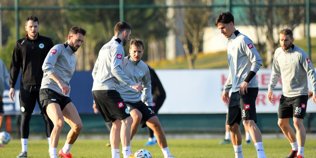 Konyaspor'da Beşiktaş maçı hazırlıkları tamamlandı