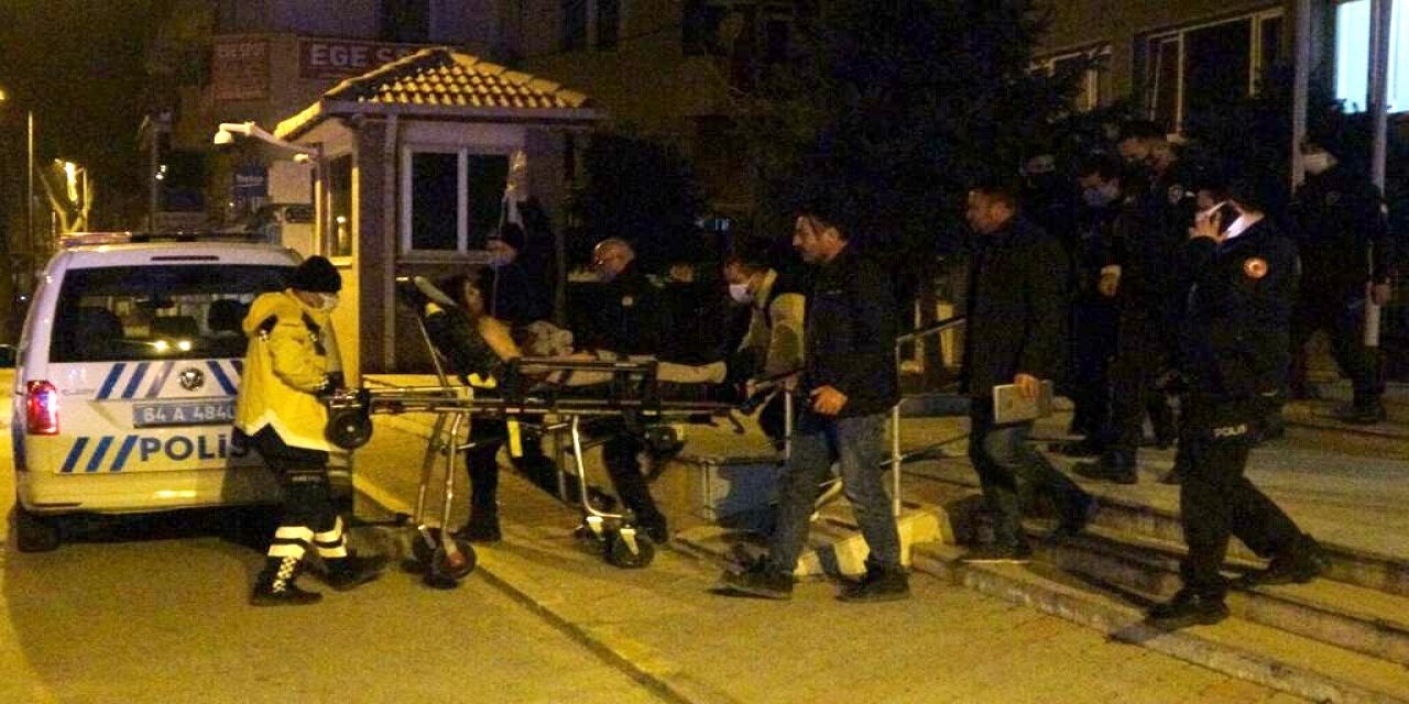 Genç kadın tartıştığı eşi tarafından tabancayla yaralandı