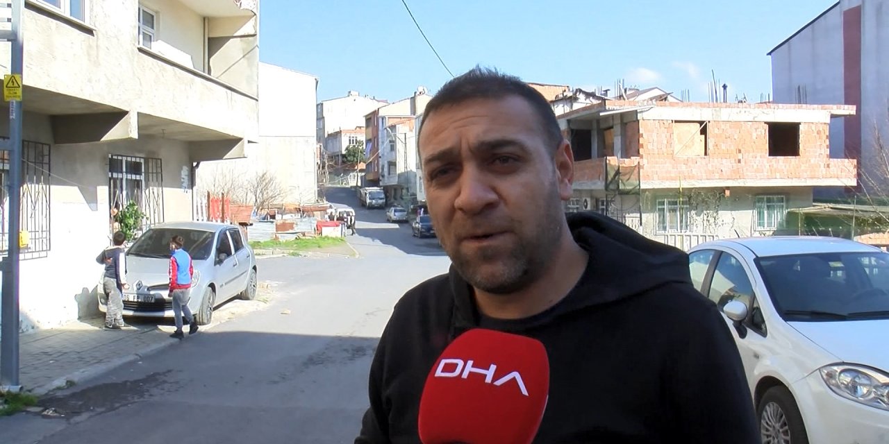 Avcılar'da, aydınlatma direğini merdiven gibi kullanan hırsız güvenlik kamerasında