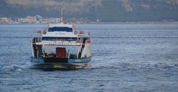 Lodos nedeniyle Gökçeada ve Bozcaada’ya yarınki feribot seferleri iptal edildi