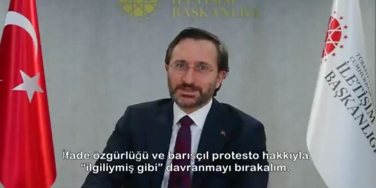 Fahrettin Altun'un "Boğaziçi’nde Neler Oluyor?" videosu beğenilmeyince yoruma kapatıldı! Beğenme sayısı gizlendi...
