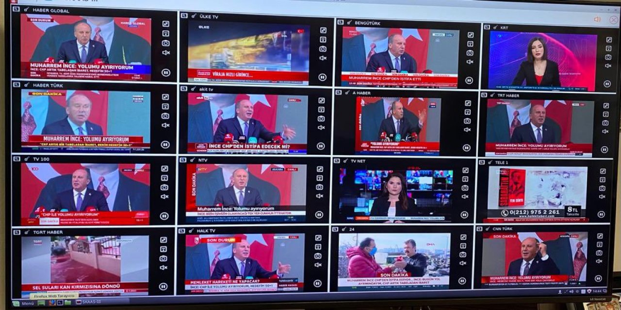 RTÜK Üyesi İlhan Taşçı paylaştı! Yandaş medya Muharrem İnce’nin "istifa" açıklamasını canlı verdi!