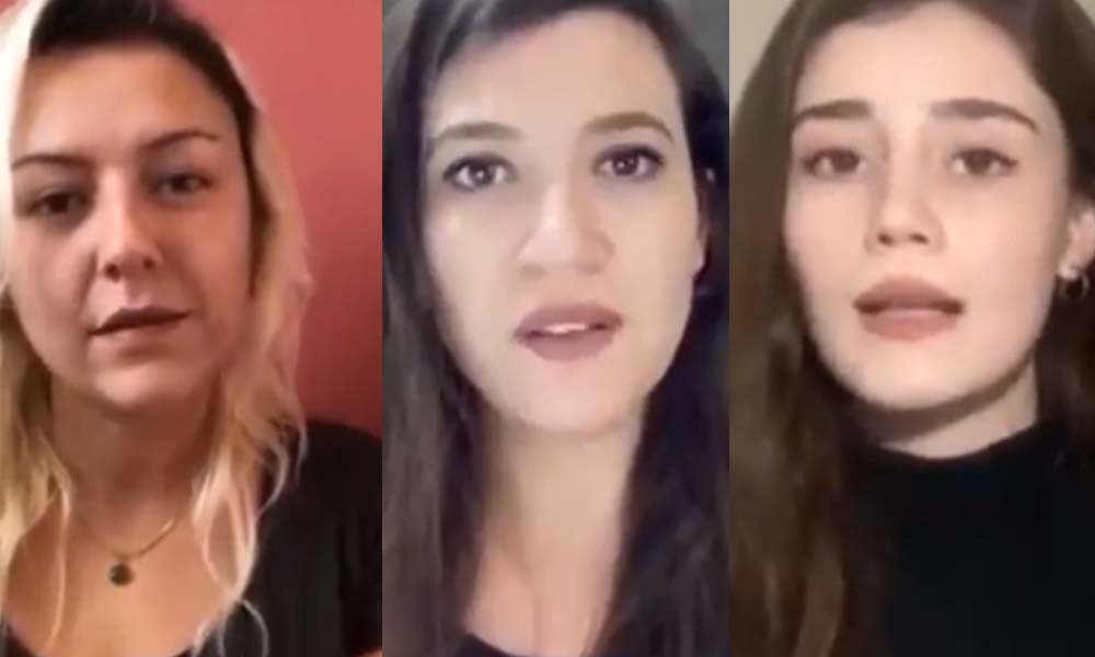 Sinema, televizyon ve tiyatro emekçisi kadınlar: Elit İşcan'ın ve tacize uğrayan herkesin yanındayız!