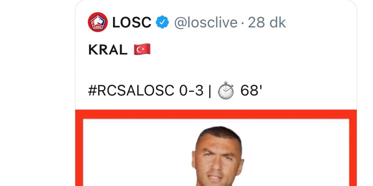 Lille'i Zeki Çelik ve Burak Yılmaz uçurdu