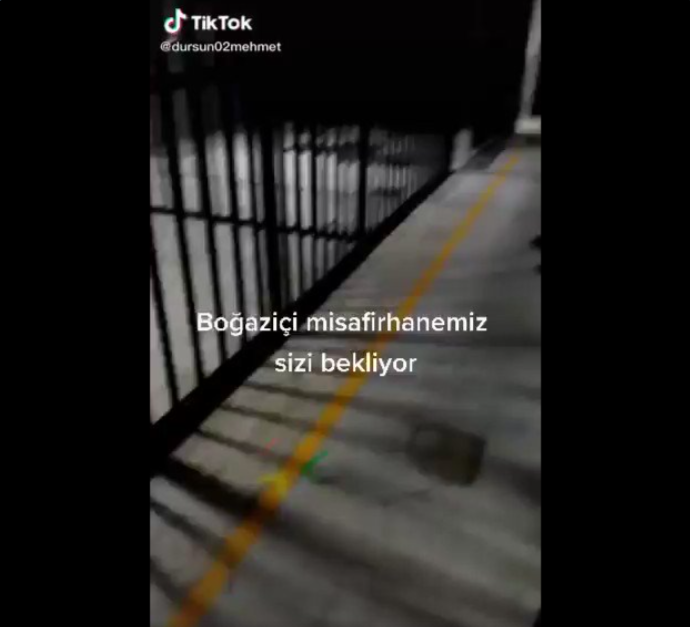 'Boğaziçi Misafirhanemiz sizi bekliyor' videosunu çeken kişi yakalandı