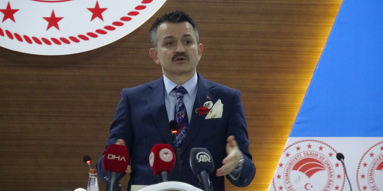 Bakan Pakdemirli 2035'i işaret etti ve... Su odaklı üretim yapmamız lazım