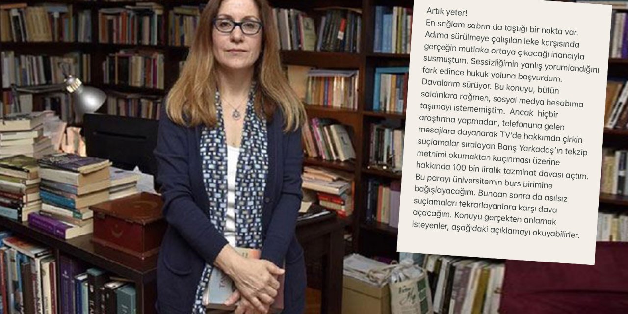 Mimar Sinan Üniversitesi Rektörü İnci’den Barış Yarkadaş'a tazminat davası!