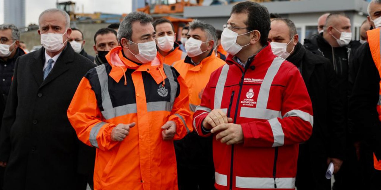 İBB'de çalışmalar tam gaz! Ekrem İmamoğlu yerinde inceledi! İstanbul kara hazır...