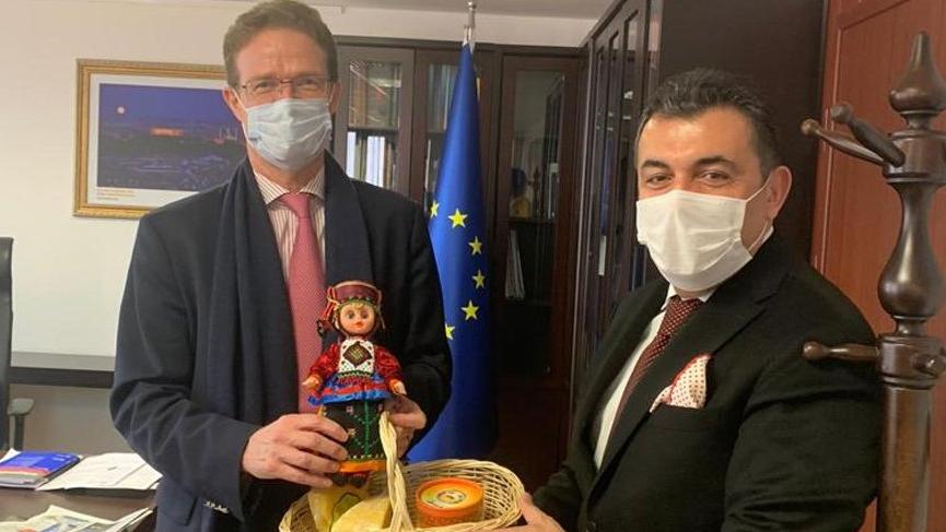 CHP’li Faruk Demir'den AB elçisine ziyaret