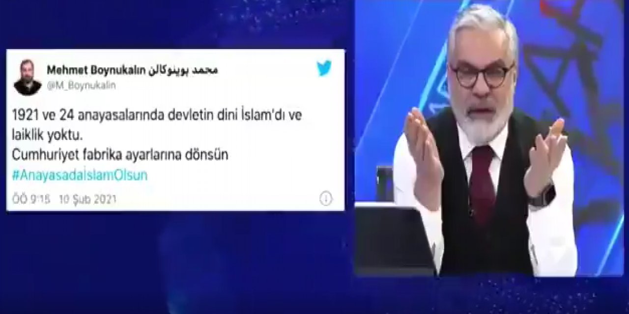 Yeni anayasa üzerinden laikliği hedef almıştı... Hadi Özışık'tan Ayasofya imamına zehir zemberek sözler! "Ey Boynukalın, boynun devrilsin, laiklik sana niye batıyor"