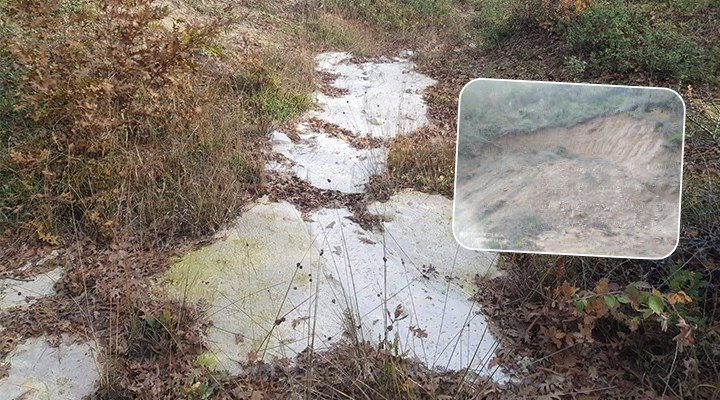 Önce beton döküldü sonra heyelan oldu