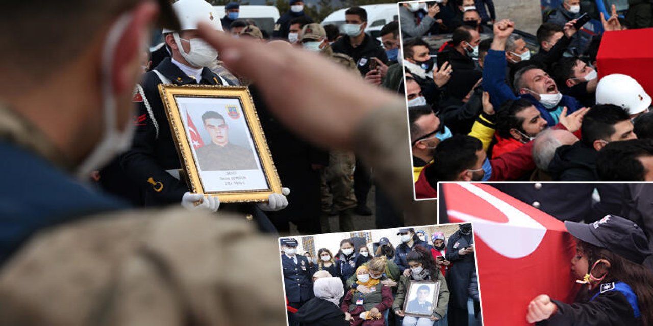 Gara şehitlerine acı veda!