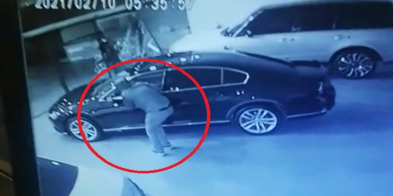 Çaldığı otomobili 2 gün sonra geri getirdi, böyle yakalandı