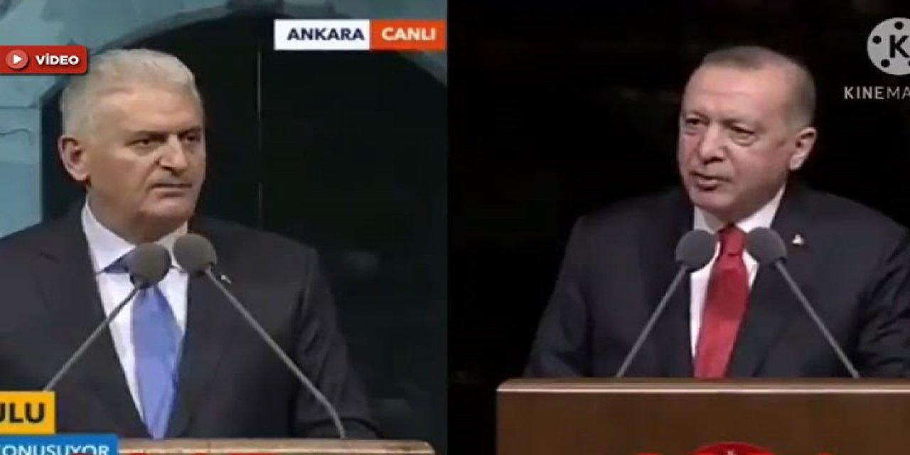 Kimse anlamaz sandılar... Sosyal medya kullanıcıları affetmedi! Erdoğan’ın konuşması, Binali Yıldırım’ın 4 yıl önce yaptığı konuşmanın aynısı çıktı!