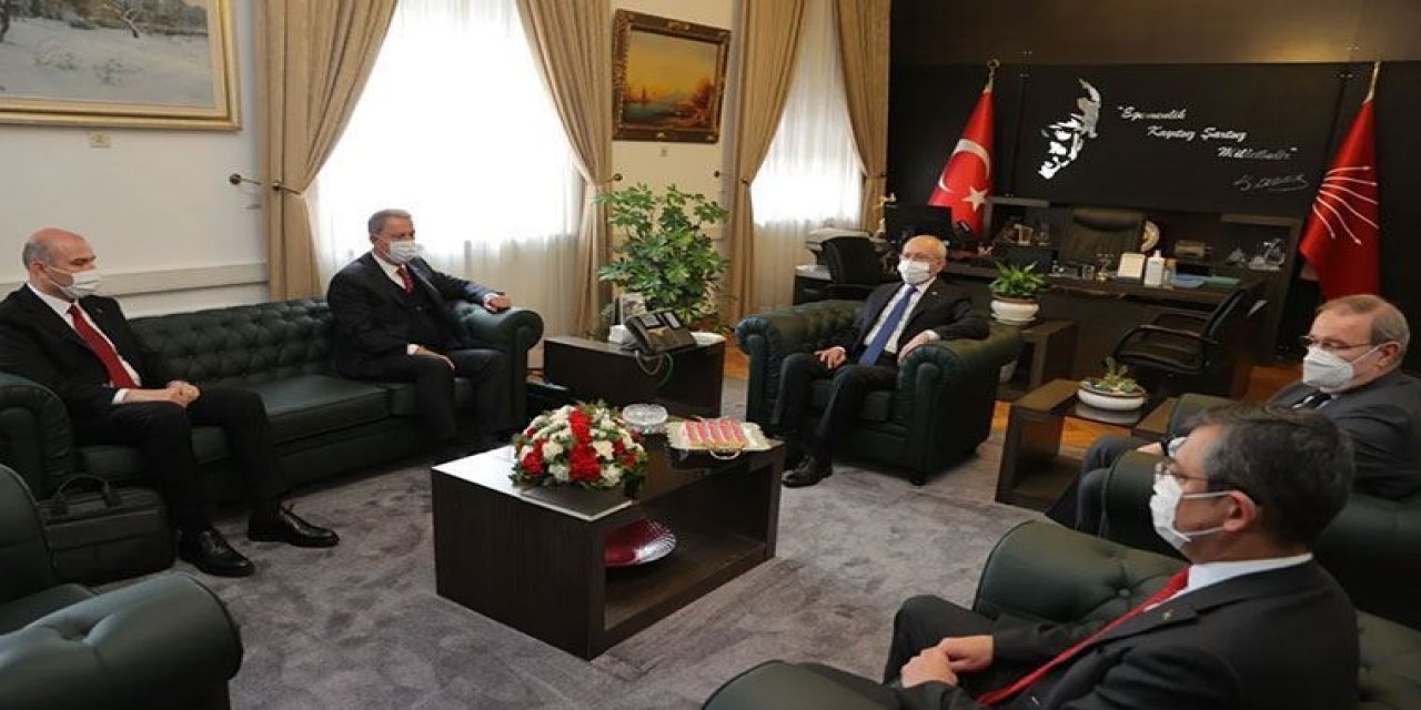 CHP’yi ziyaret eden Akar ve Soylu’ya MHP’den İtiraz!