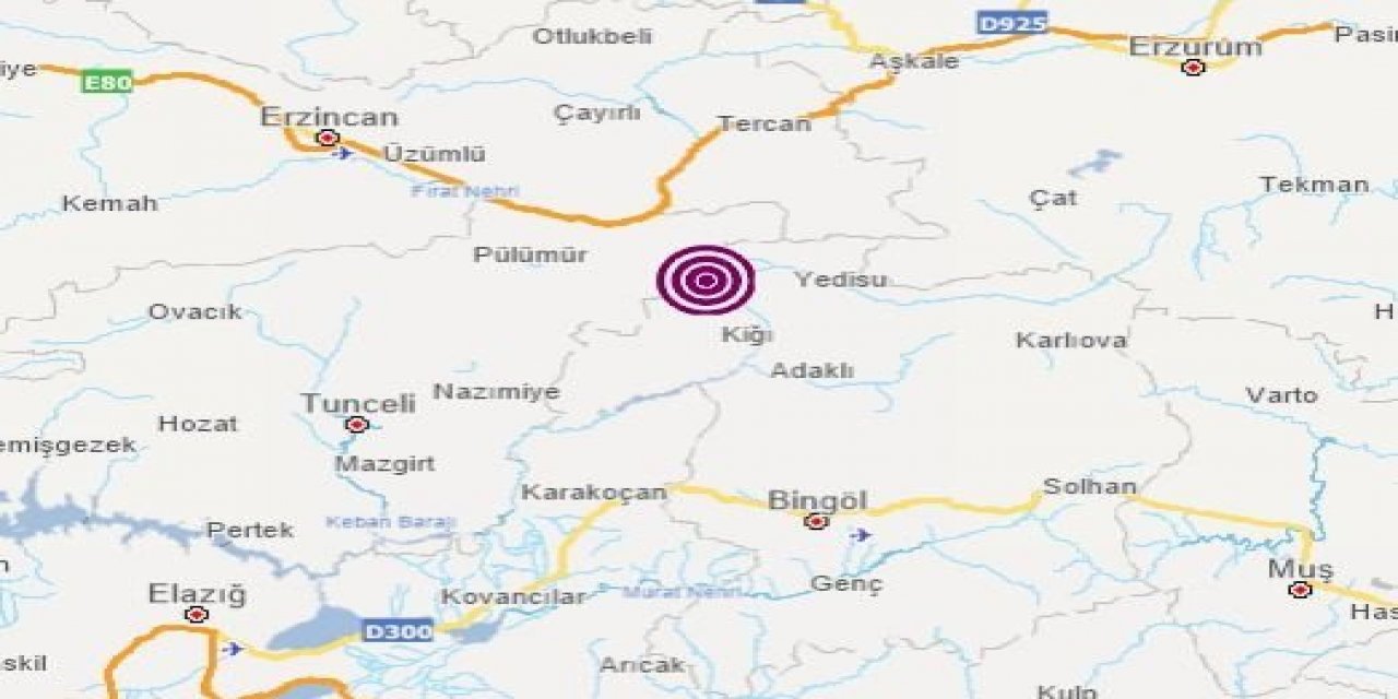 Tunceli'de deprem! Çevre illerde de hissedildi...