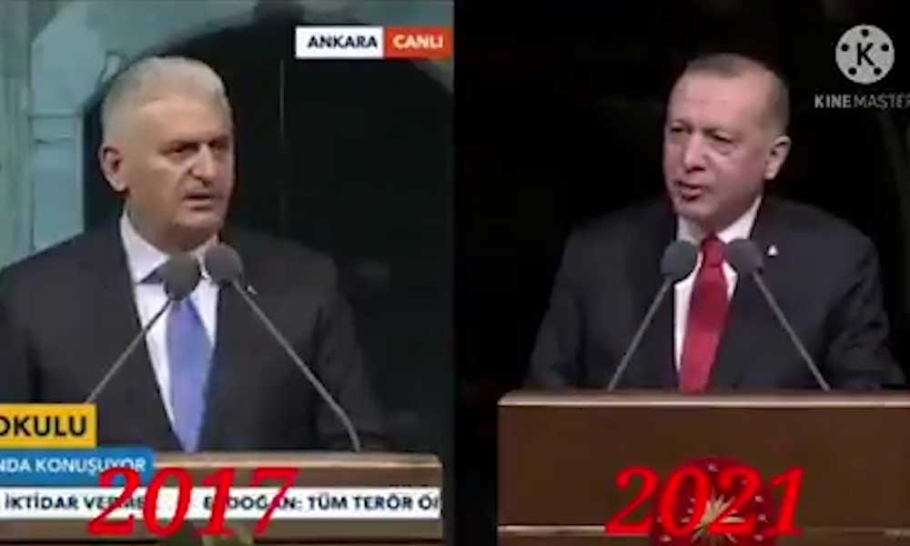 Erdoğan'ın yaptığı kopyala-yapıştır konuşmaya AKP'li isimden yorum: Bunaldılar