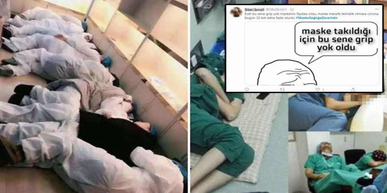Sosyal medyada tepki çeken "maske" propagandası!