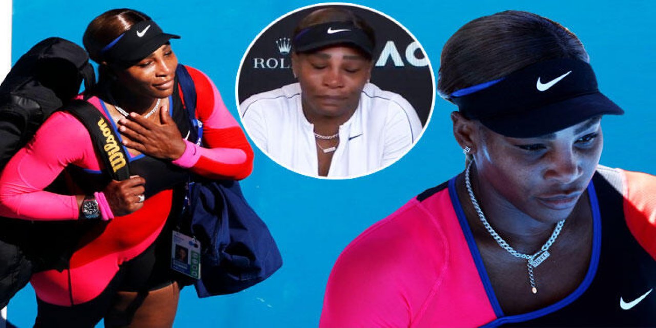 Dünya bu anları konuşuyor... Serena Williams, basın toplantısını ağlayarak terk etti!