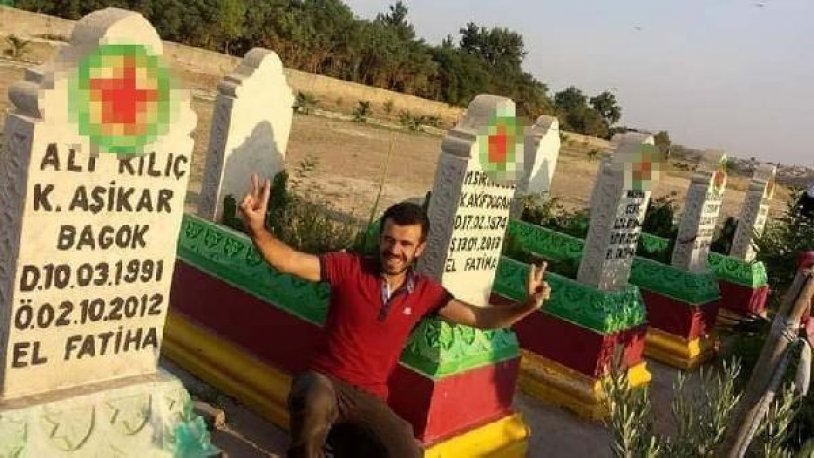 Eskişehir'de Tokkal çiftini ve 4 yaşındaki oğullarını katletmişti... PKK'lıların mezarı başında fotoğrafı çıktı