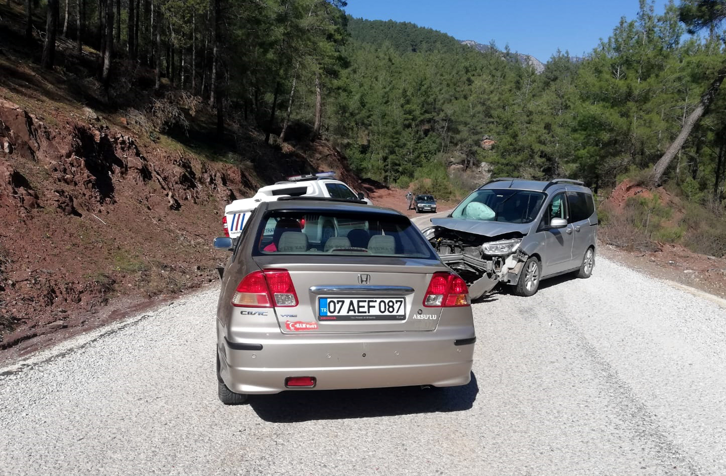 Antalya'da feci kaza!