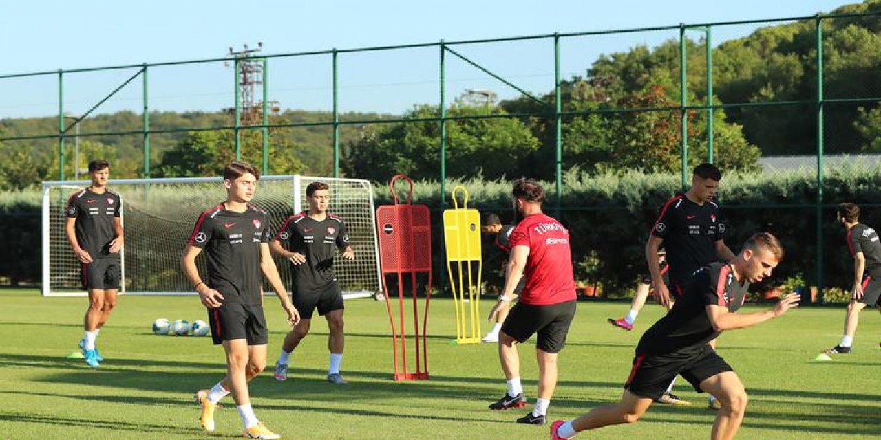 Ümit Milli Takım, İngiltere maçı hazırlıklarına başladı 