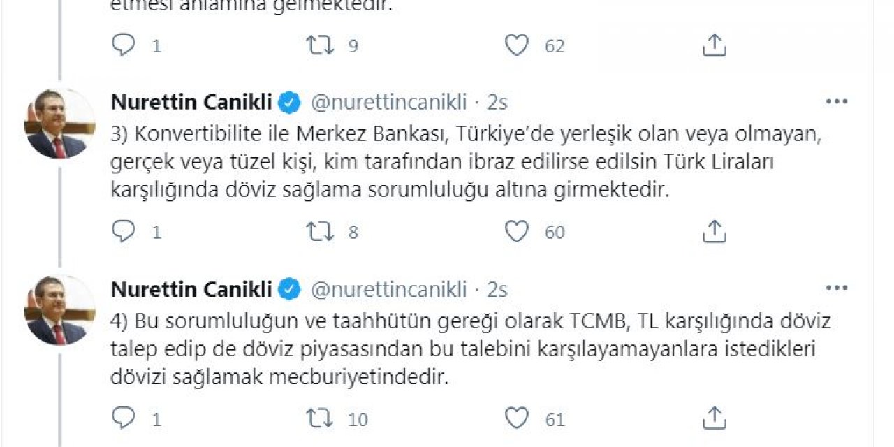 AK Parti'li Canikli'den 'rezerv' açıklamalarına tepki