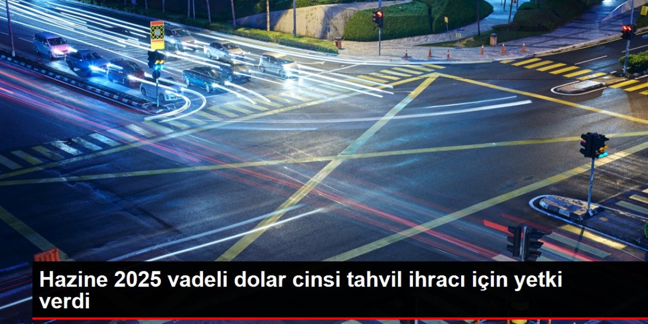 Hazine 2025 vadeli dolar cinsi tahvil ihracı için yetki verdi