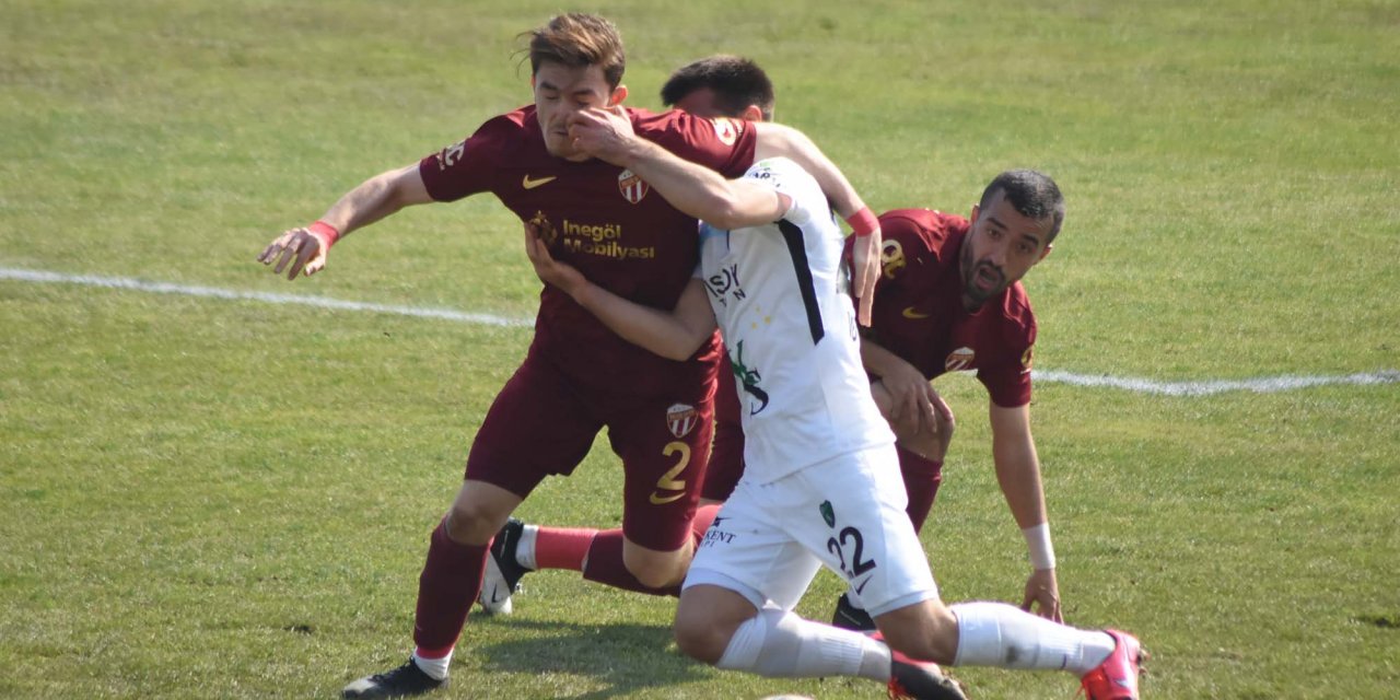 İnegölspor - Kocaelispor: 2-2