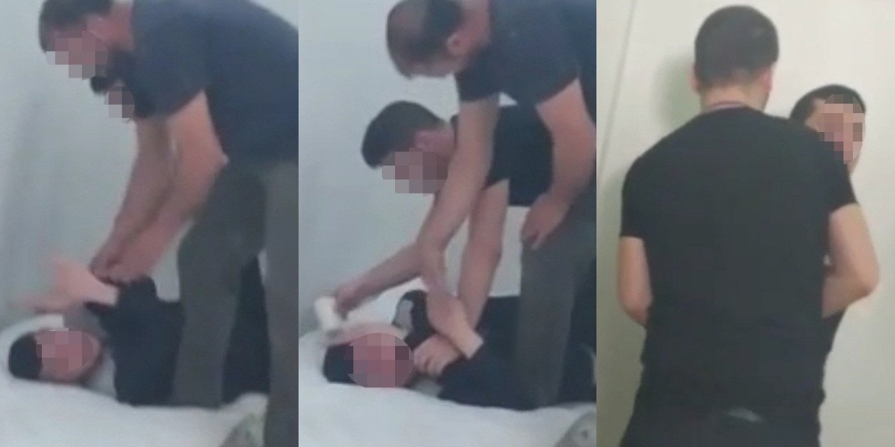 İnsanlık dışı görüntüler... Engelli bakım merkezinde dayak dehşeti!