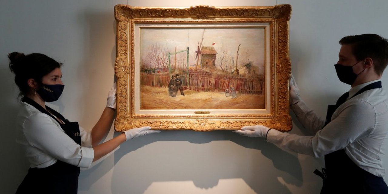 100 yıldır kapalı kapılar ardındaydı... Özel koleksinyondaki "Van Gogh" resmi ilk kez görüntülendi!