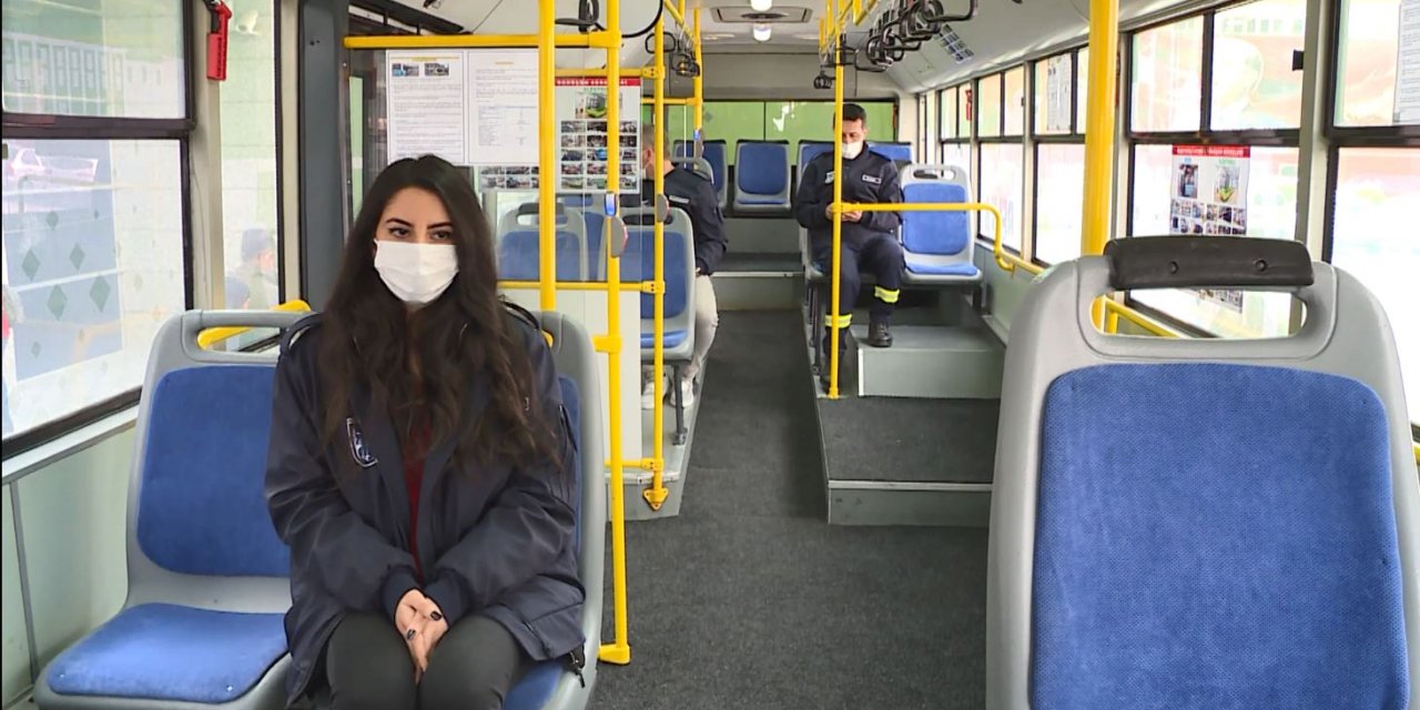 Ankara'da dizelden dönüştürülen elektrikli otobüs tanıtıldı