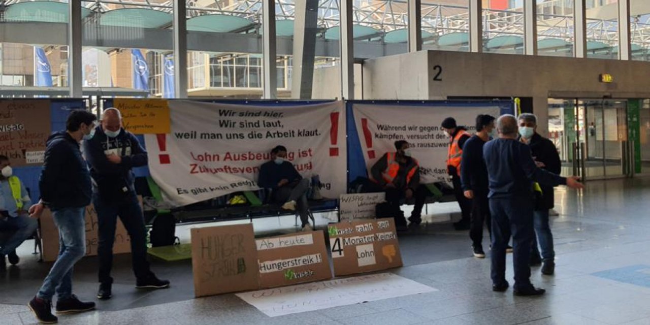 Almanya'da Frankfurt Havalimanı çalışanları açlık grevinde