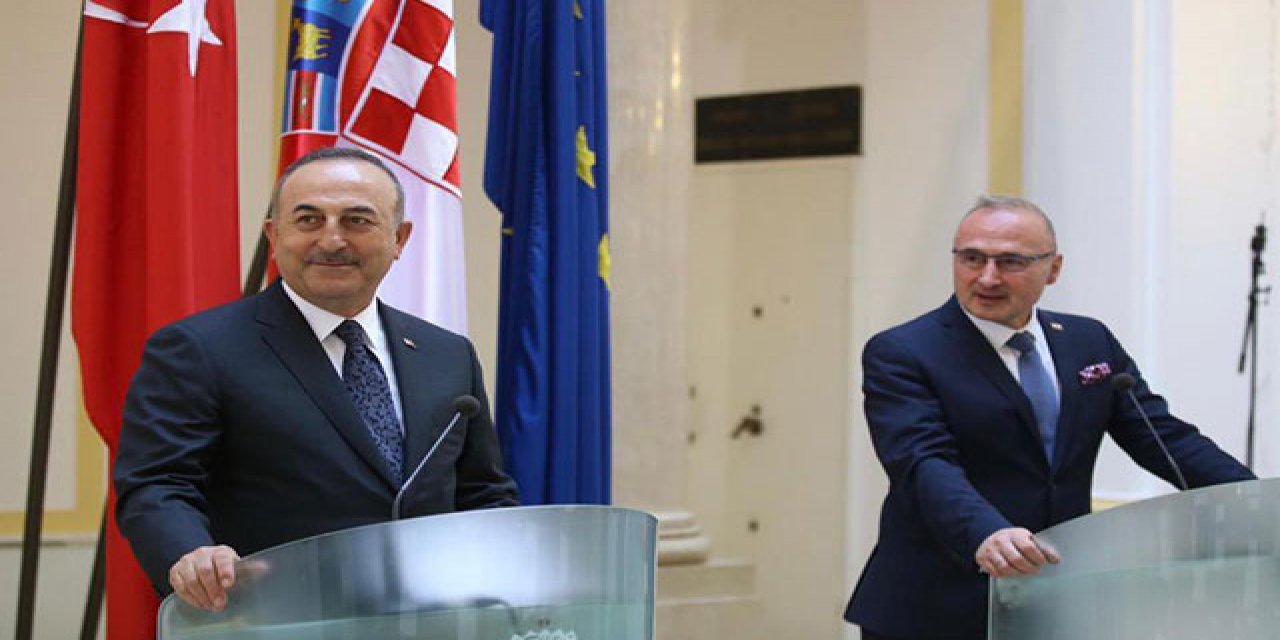 Dışişleri Bakanı Çavuşoğlu, Hırvatistan’da mevkidaşı Radman ile ortak basın toplantısı düzenledi: "Türkiye-Hırvatistan-Bosna Hersek üçlü mekanizmamızı liderler düzeyine çıkarma kararı aldık"