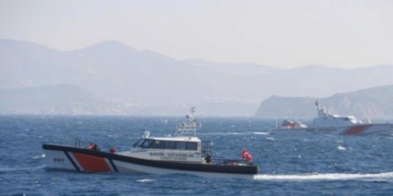 Gökçeada'da arama çalışmalarına Deniz Kuvvetleri Komutanlığı'ndan destek