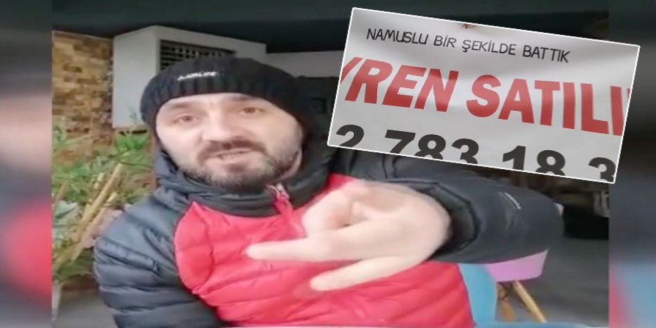 Dükkanını "Namuslu bir şekilde battık” pankartı asarak satışa çıkarmıştı... O esnaf konuştu: Pandemi sürecinde lebalep batırdınız bizi!