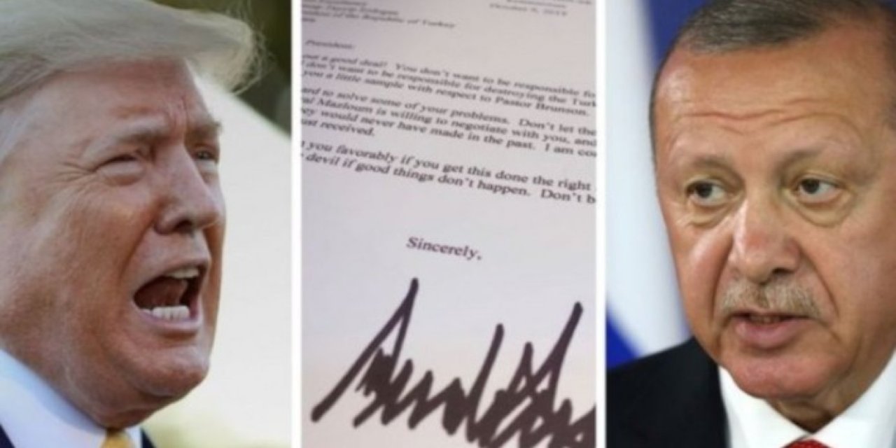 Trump'ın Erdoğan'a yazdığı mektubu paylaşmak "örgüt propagandası" sayıldı!