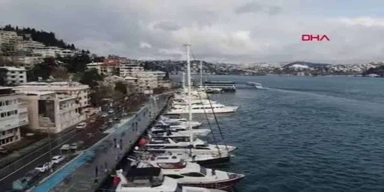 İSTANBUL BOĞAZI'NDAKİ SAHİLLER TEKNE VE YAT İŞGALİ ALTINDA