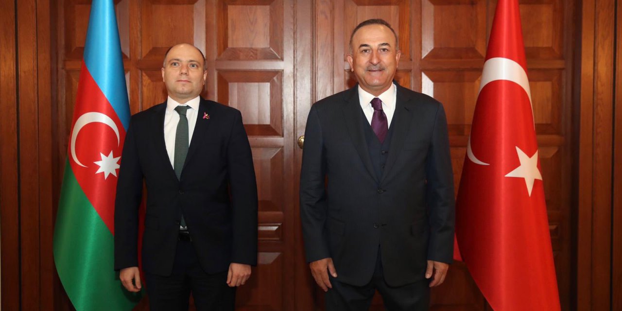 Bakan Çavuşoğlu, Azerbaycan Kültür Bakanı Karimov ile görüştü