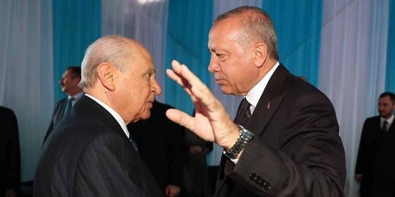 Cumhurbaşkanı Erdoğan, Bahçeli ile bir araya geldi