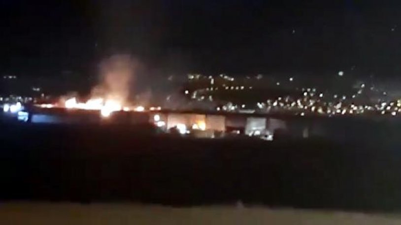 Kahramanmaraş'ta tekstil fabrikasında feci yangın