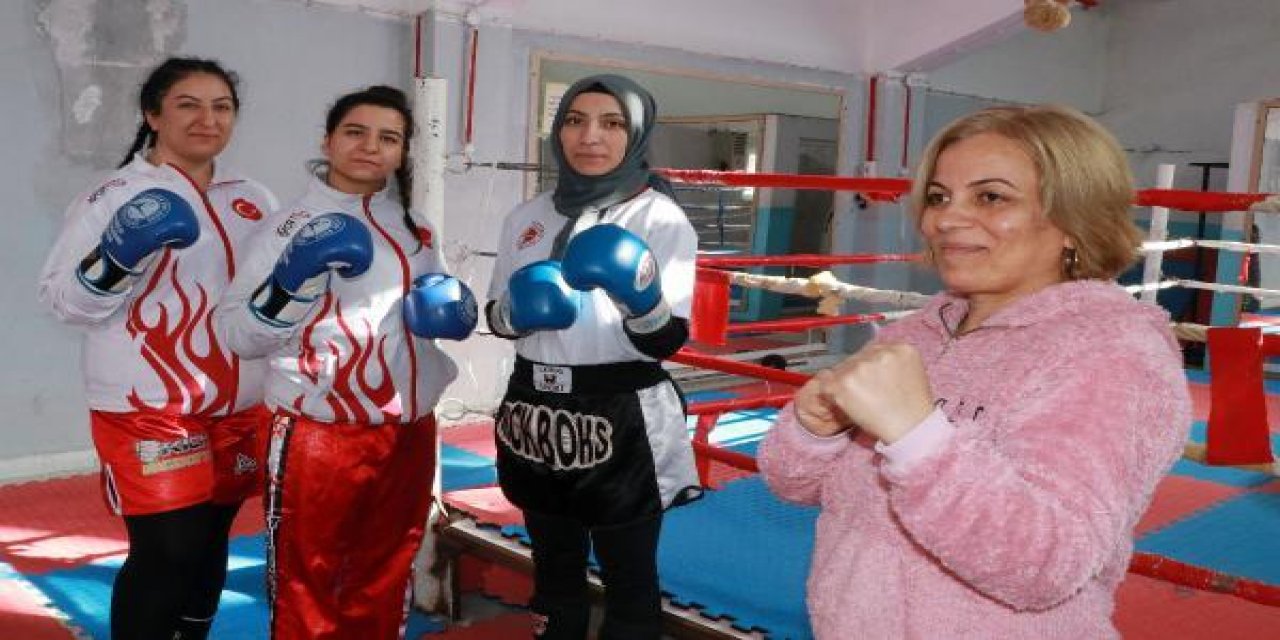Burdur'da kick boks sporu 6 kadın antrenöre emanet