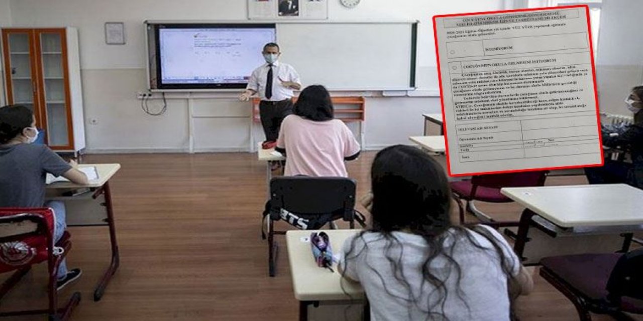 Skandal belge ortaya çıktı! Öğrenciler koronavirüse yakalanırsa sorumluluk ailenin!